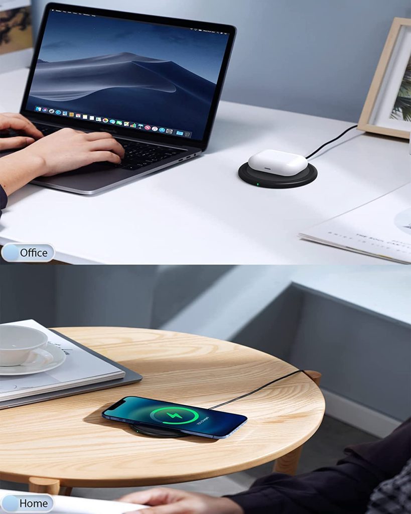 COKOEYE Wireless Charger 2-Pack Qi-Certified
