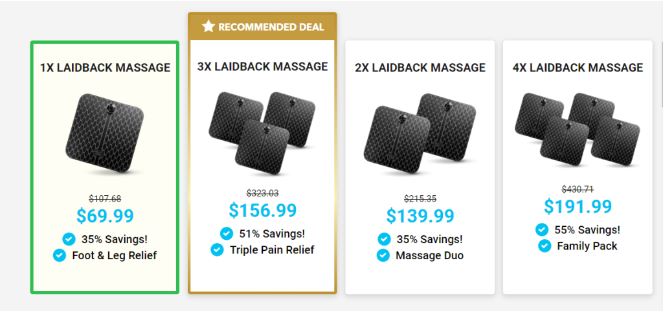 LaidBack Massage Foot Massager