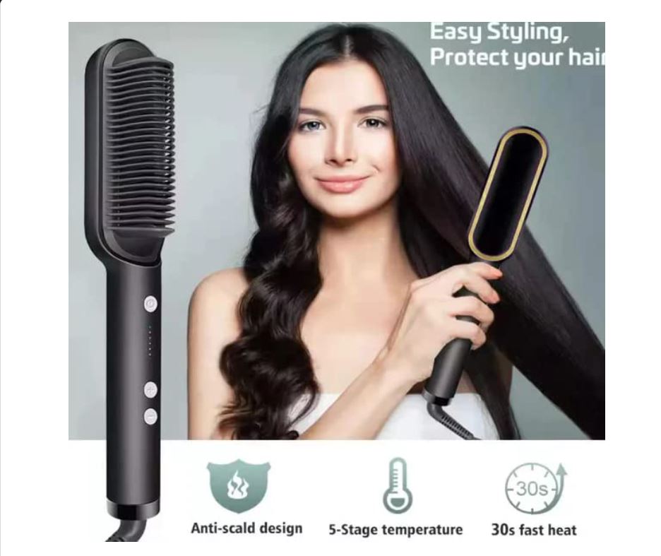 best hair straightener brush Hair Straight Pro
